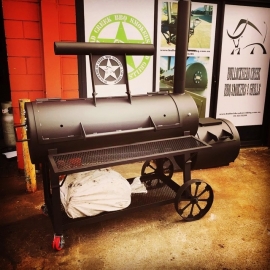 20" "BRAHMAN" REVERSE FLOW OFFSET SMOKER 